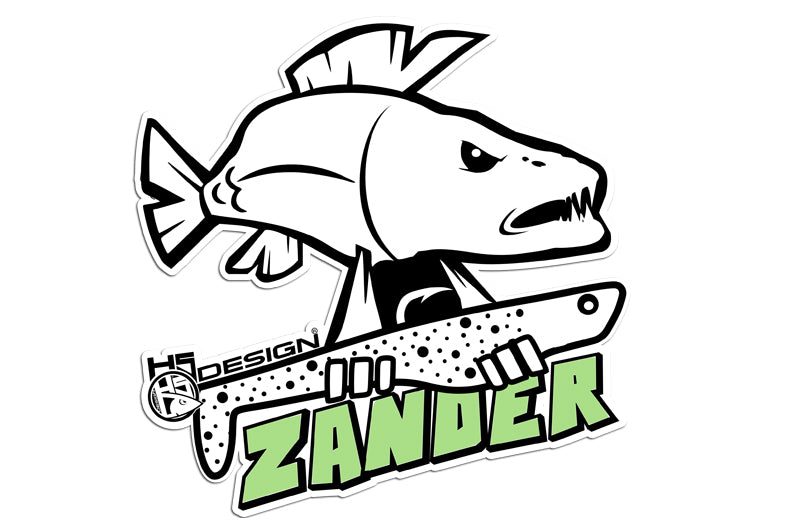 Pegatina Zander cm 30x26
