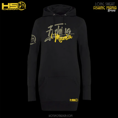 Hotspot Design - Long hoodie Fishing Mania woman