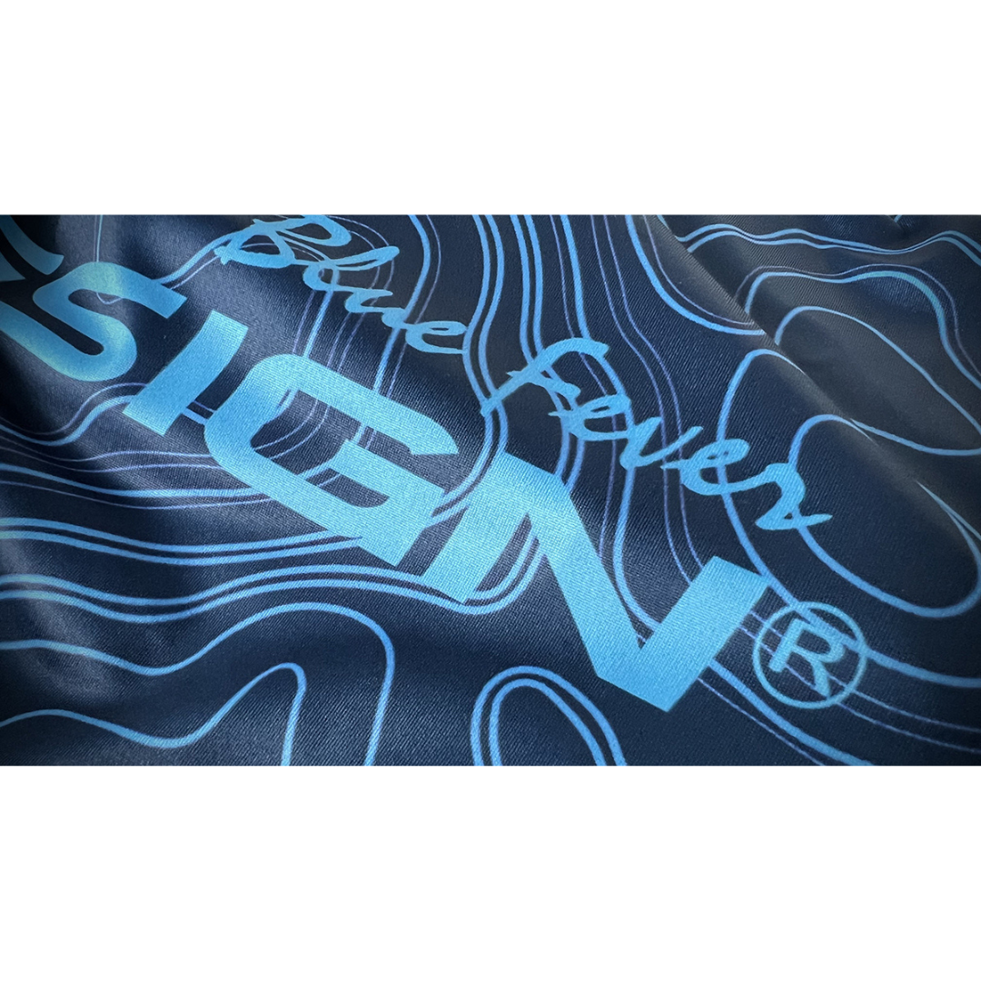 Hotspot Design - Hooded performance t-shirt Bathimetry