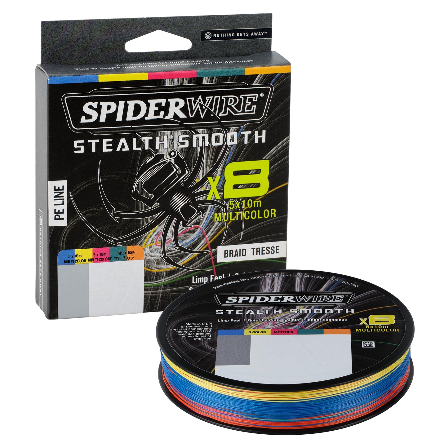 SpiderWire Stealth Smooth 8 8x8 PE Braid 270m - 600m