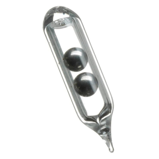 DAIWA Prorex Insert Glass Rattle 5mm with two internal metal balls for rig components, ideal for terminal tackle setups. Pack of 6.